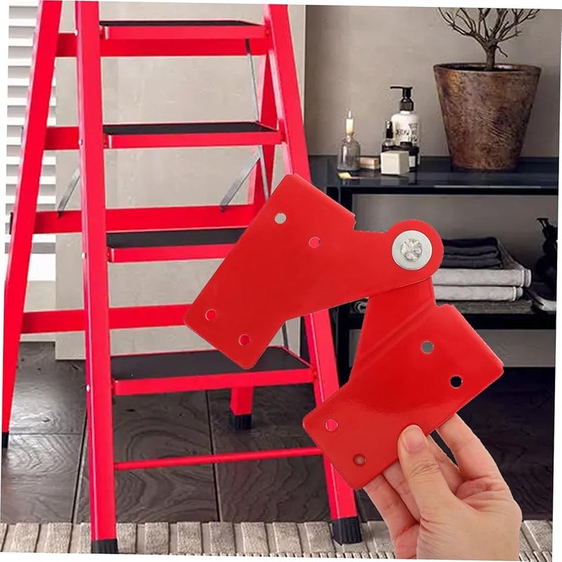 Folding Attic Ladder Hinge Accessory Kit with Steel Rods for Enhanced Stability and Angle Adjustment - Image 5