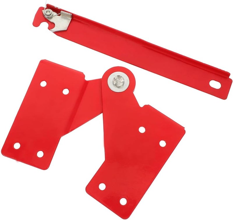 Folding Attic Ladder Hinge Accessory Kit with Steel Rods for Enhanced Stability and Angle Adjustment - Image 1