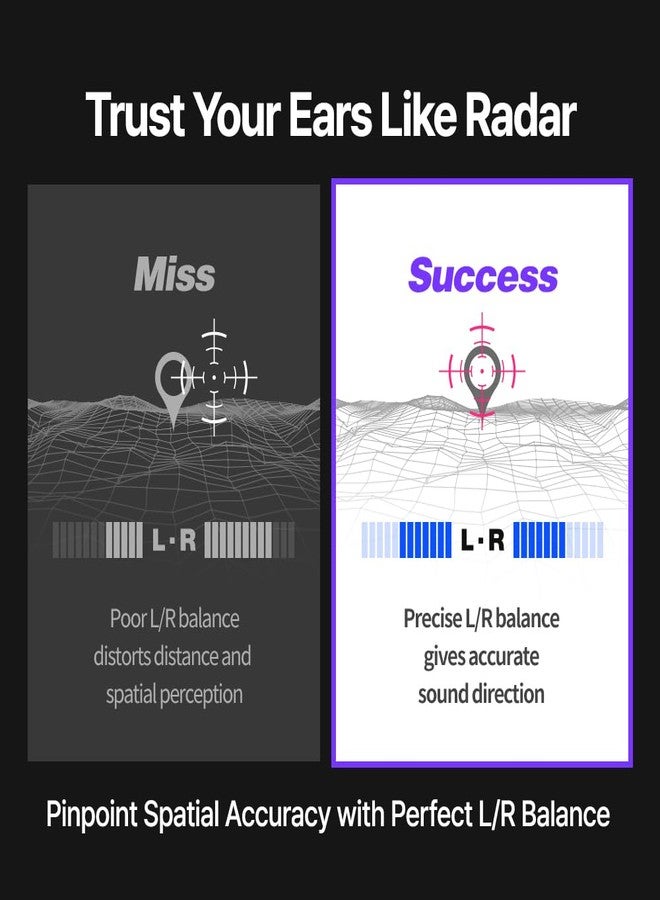 AZLA AZEL GEN 3 Gaming Earbuds with Mic - Award-Winning IEMs Tuned for FPS Games - Compatible with PS5, Xbox, PC -Positional Audio & Clear Voice Chat- Wired Gaming Headset for Gamers (Black) - Image 4