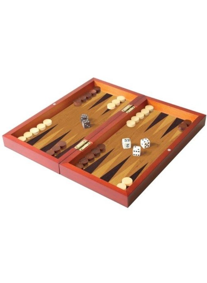 Ambassador Folding Wood Backgammon Set (TG1906) - Image 2