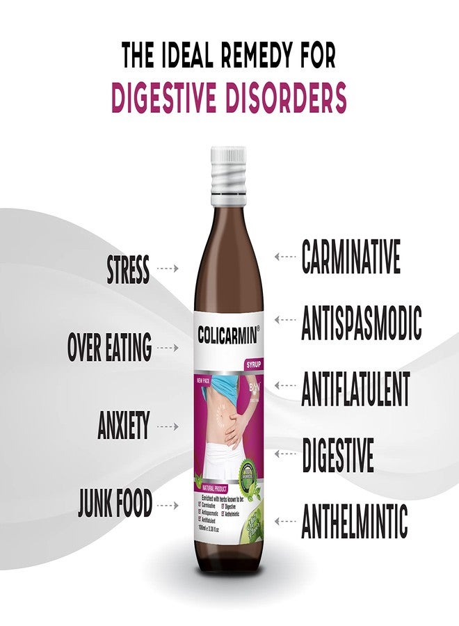 Ban Labs Colicarmin Digestive Relief Ayurvedic Syrup - 100 ml - Image 5