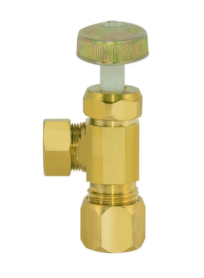 إيست مان صمام إيقاف إيستمان متعدد اللفات بمخرج مزدوج وقطر خارجي 3/8 بوصة × 3/8 بوصة × 5/8 بوصة (اسم 1/2 بوصة) ثلاثي الاتجاهات، وصلة سباكة نحاسية، نحاس، 048285LF - Image 3