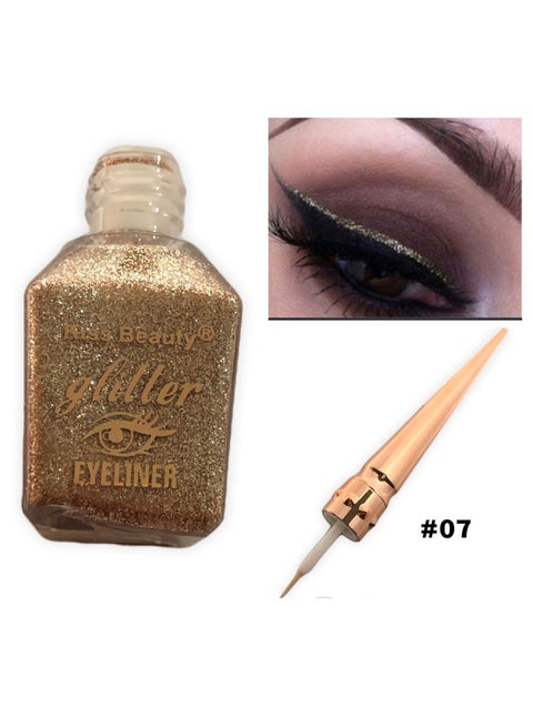 Liquid Golden Glitter Eyeliner For Unique Look 8 ML Color #07