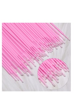 Akstore Akstore 600 PCS Disposable Micro Applicators Brush Eyelash Extension Individual Applicators Mascara Brush for Make up and Clean and Compatible and Personal Care (Pink)  - Image 4