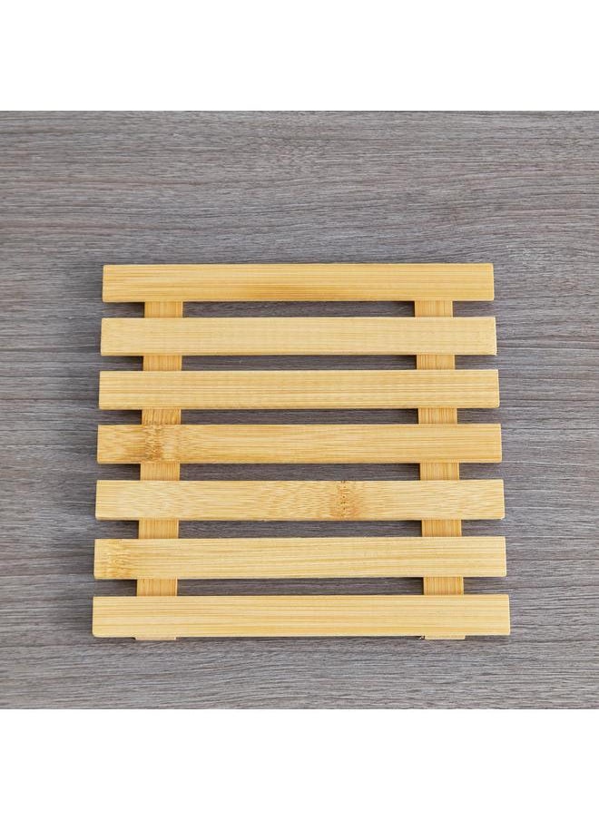 Home Box - Bamboo Square Trivete - 18 cm - Image 1