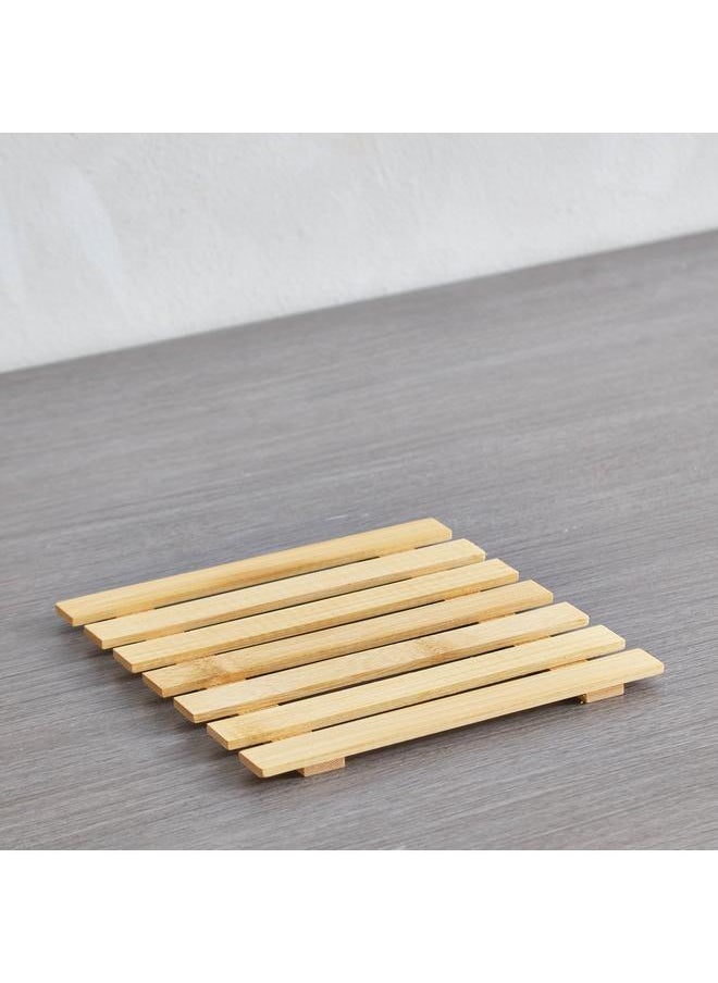 Home Box - Bamboo Square Trivete - 18 cm - Image 1