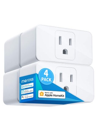meross Smart Plug Mini, 15A & Reliable Wi-Fi, Support Apple HomeKit, Siri, Alexa, Echo, Google Assistant and Nest Hub, App Control, Timer, No Hub Needed, 2.4G WiFi Only, 4 Pack - pzsku/Z2DD3F8FE1303FDF1FA1FZ/45/_/1740982850/467fbafa-5400-4073-800a-cae51926375a