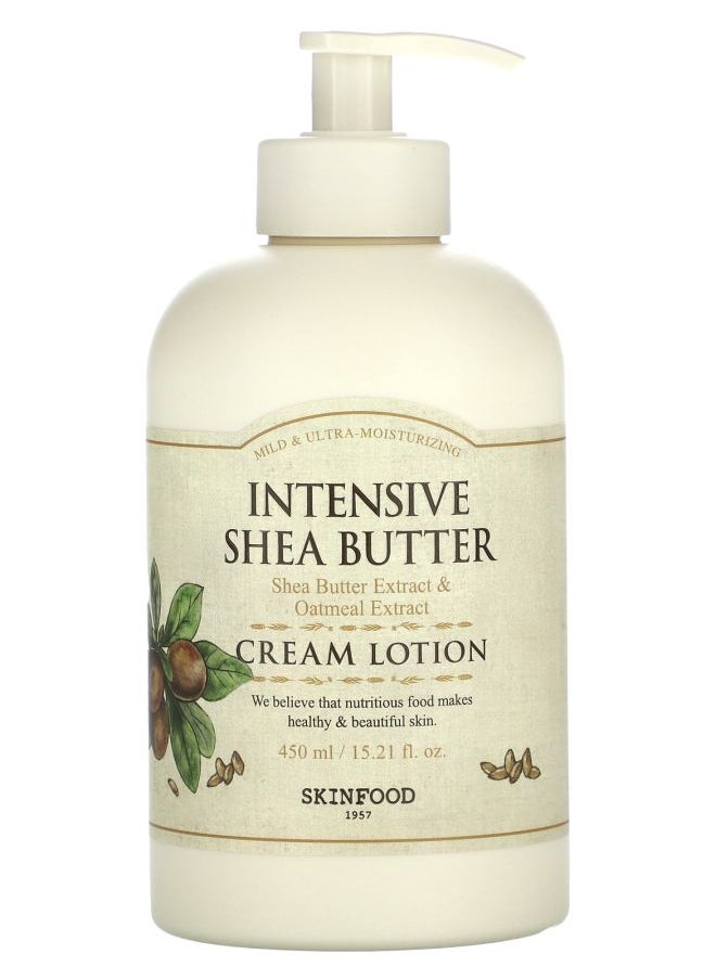 Skinfood Cream Lotion Intensive Shea Butter  15.21 fl oz (450 ml) 