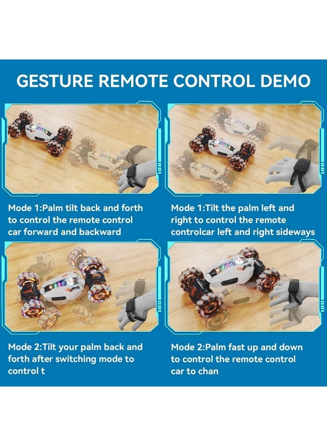 ماجيك واند سيارة ماجيك واند ريموت كنترول قابلة لإعادة الشحن بمقياس 1:12، تعمل بالتحكم عن بعد، تصميم عمود فقري مزدوج الجوانب، سيارة وحشية للانجراف على جميع التضاريس للأطفال 【رمادي】… - Image 3
