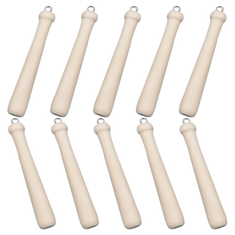 Mini Baseball Bat Keychain Pendant 4 Pack Charm Accessory - Image 3