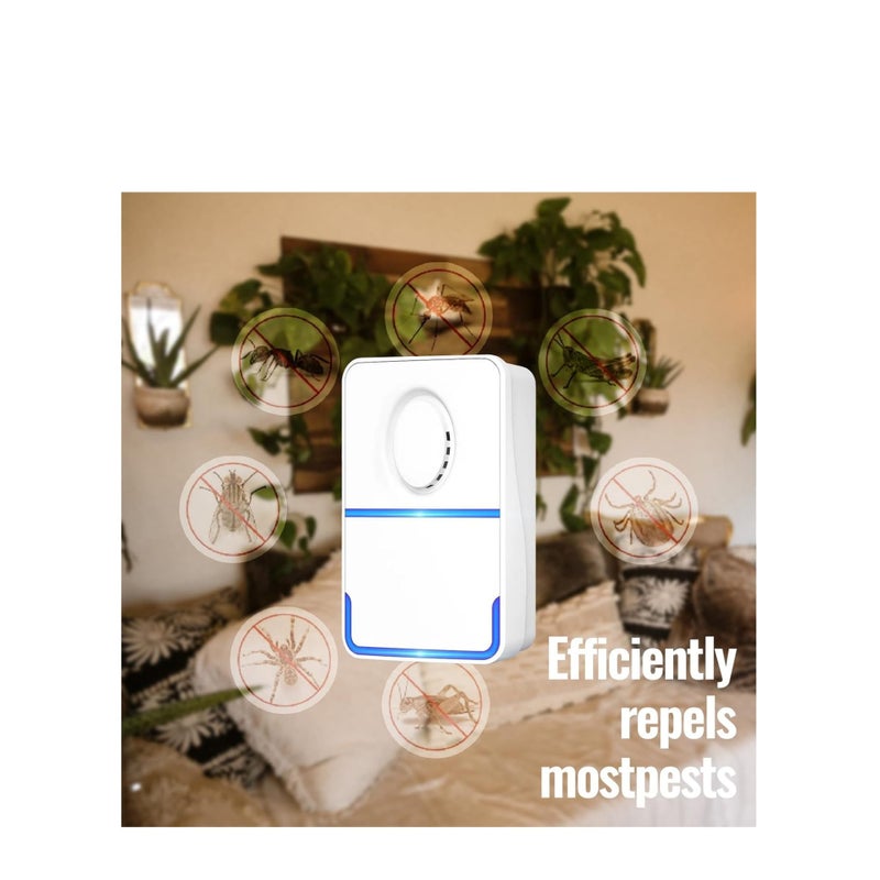 Zikra Ultrasonic Pest RepellerElectronic Pest Repeller Control Plug In for Insect/Mice/Mouse/Bugs/Flea/Fly/Spiders/Mosquitoes/Roaches/AntsHarmless to Pets and Human(6 Packs) - Image 4