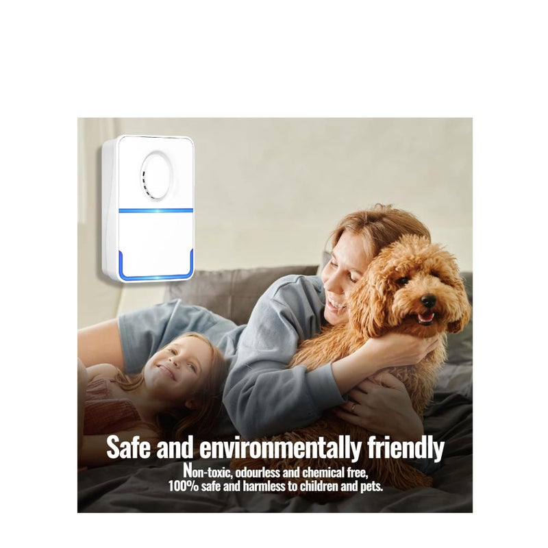 Zikra Ultrasonic Pest RepellerElectronic Pest Repeller Control Plug In for Insect/Mice/Mouse/Bugs/Flea/Fly/Spiders/Mosquitoes/Roaches/AntsHarmless to Pets and Human(6 Packs) - Image 5