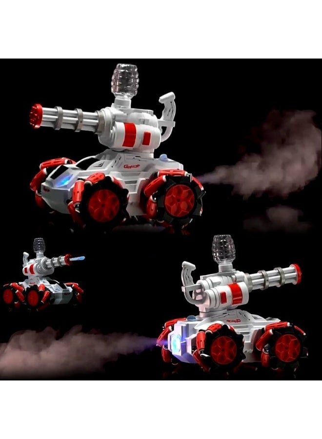 RC Cars,Remote control armoured car water jet stunt car, children's remote control car, 4x4 off-road tank toy car, children's toy car - Image 2