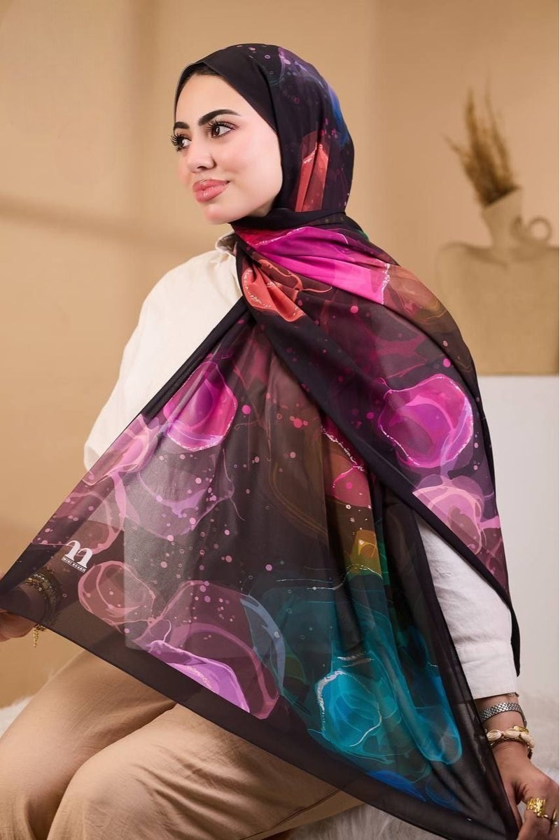 scarf chiffon for women hijab 200*75 cm