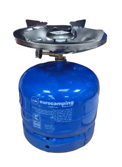 Portable Camping Refilable Gas Cylinder with Removable Stove on Top Italian
