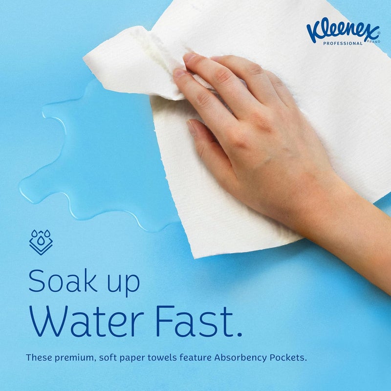 Kimberly-Clark Kleenex Professional Pop-Up Box Hand Towels - 120 Count, 9 x 10-1/2 Inches - Image 4