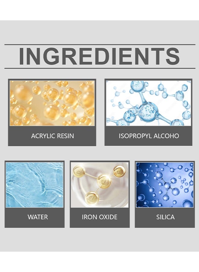 Homonth Touch Up Paint For Cars, Automotive Paint, 2 in 1 Car Touch Up Paint Erase Car Scratches Pen For Vehicles, Quick And Easy To Repair Universal Car Paint (Black) - Image 3