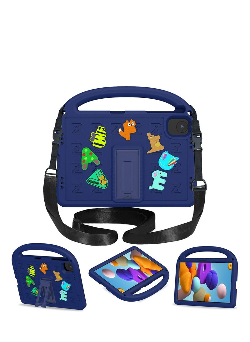 Children's protective case Compatible for Honor Pad X8A/ X9 11 inch , shockproof cover with shoulder strap bracket  - Image 1