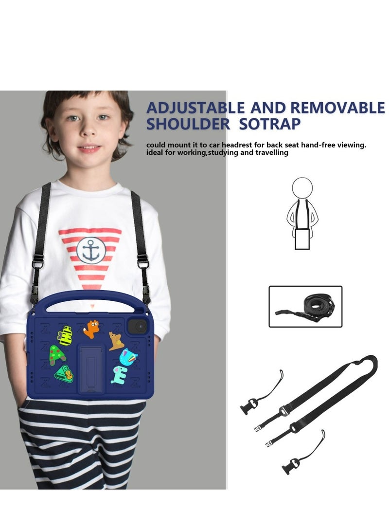 Children's protective case Compatible for Honor Pad X8A/ X9 11 inch , shockproof cover with shoulder strap bracket  - Image 5