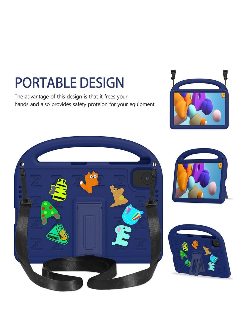 Children's protective case Compatible for Honor Pad X8A/ X9 11 inch , shockproof cover with shoulder strap bracket  - Image 4