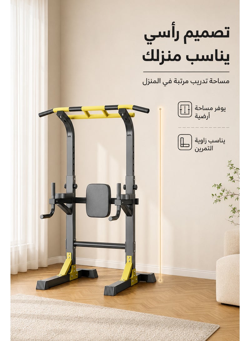 FLYROAD Power Tower Dip Pull Up Station Multi-Function Exercise Equipment For Home Gym Training Adjustable Height, Strength Fitness Squat Rack - Image 5