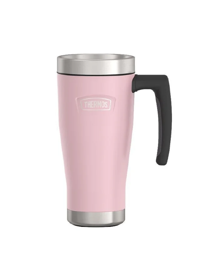 THERMOS Icon Series Vacuum Insulated Stainless Steel Travel Mug Sunset Pink 16 Oz Is1002Sp4