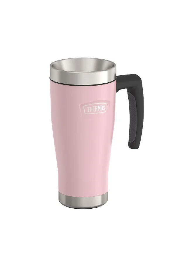 THERMOS Icon Series Vacuum Insulated Stainless Steel Travel Mug Sunset Pink 16 Oz Is1002Sp4