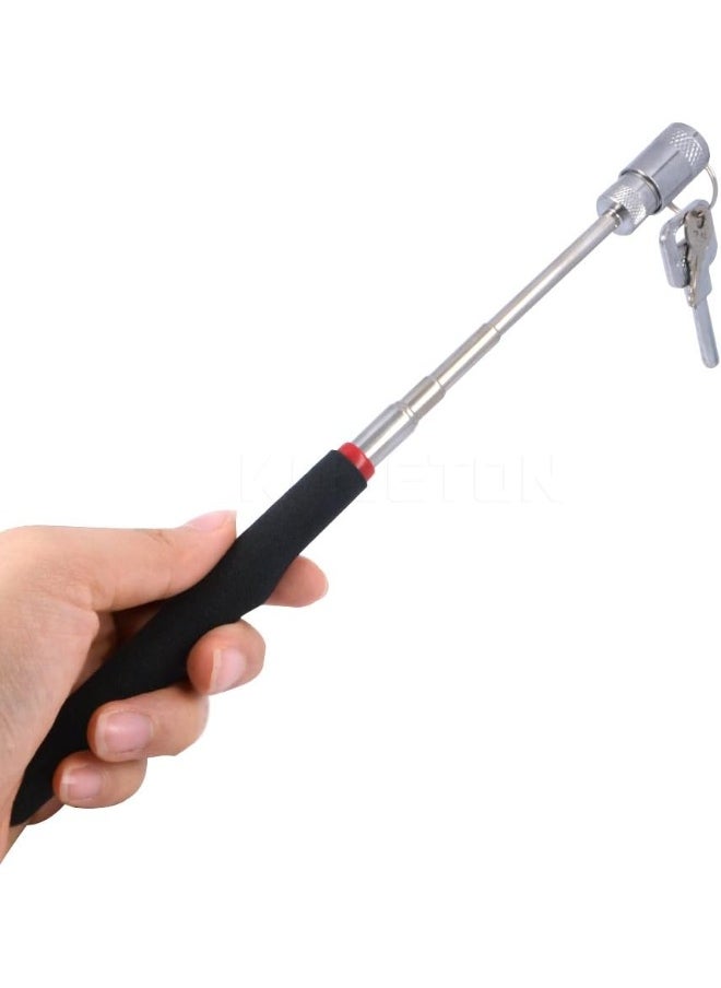 Generic Generic Metal Mini LED Pick Up Tool Telescopic Magnetic Magnet Tool for Picking Up Nuts and Bolts  - Image 1