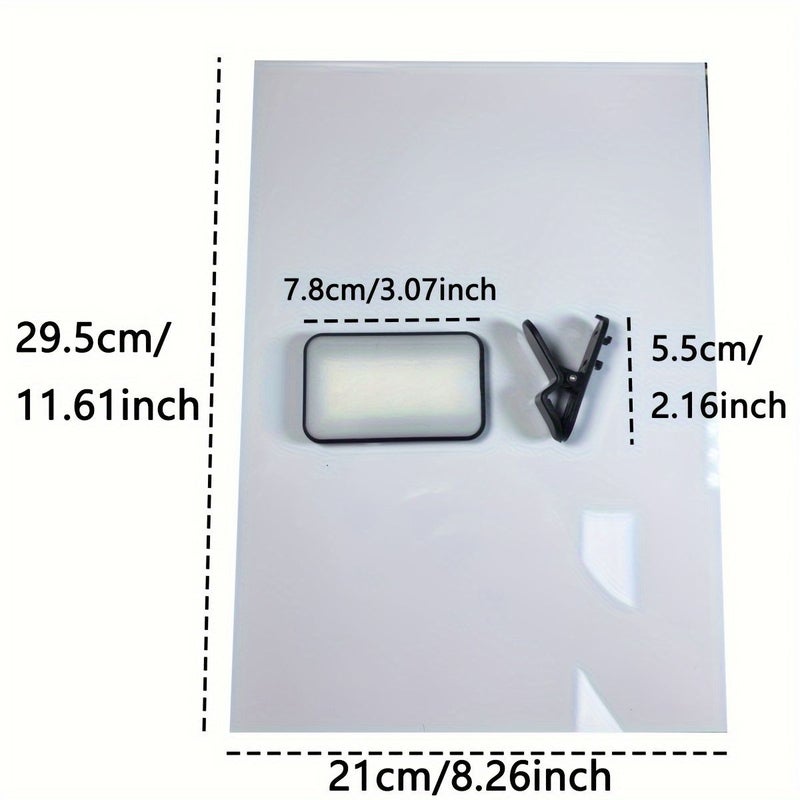 1 قطعة ضوء فلاحي أسود محمول قابض للشحن مع 3 أوضاع للهاتف والكمبيوتر والكاميرا - Image 3