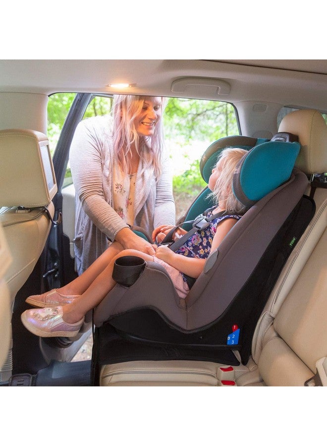 PIDO Car Seat Protector Auto Seat Protector For Child Baby Car Seat With Thick Padding Protection For Leather Seats And Fabric Upholstery Black - Image 5