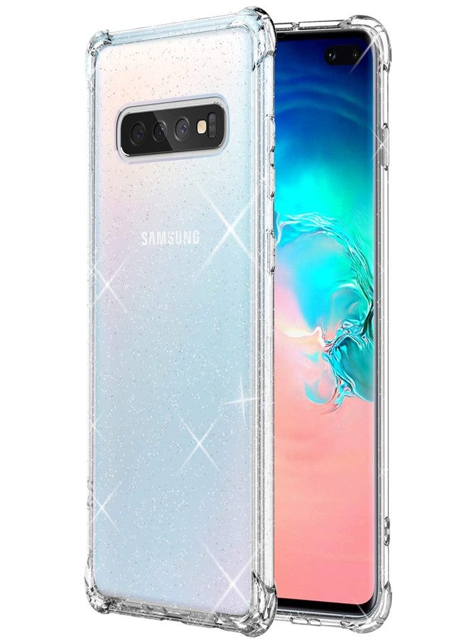 KIOMY جراب KIOMY شفاف لهاتف سامسونج جالاكسي S10+ / S10 بلس، مزود بوسائد هوائية في الزوايا، مقاوم للصدمات، غطاء حماية مرن من مادة TPU. - Image 1
