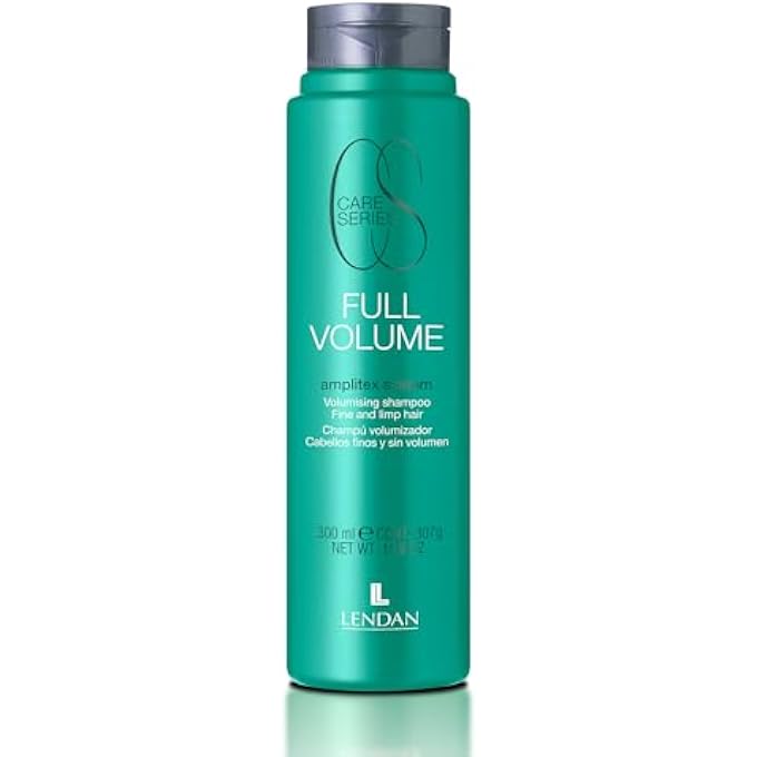 Lendan - Fine Hair Volume Shampoo - Full Volume - 300 ml - Cleanses, Hydrates, and Protects Hair Fiber - Adds Body and Volume to Hair - with Heat Protector - Strengthens Hair