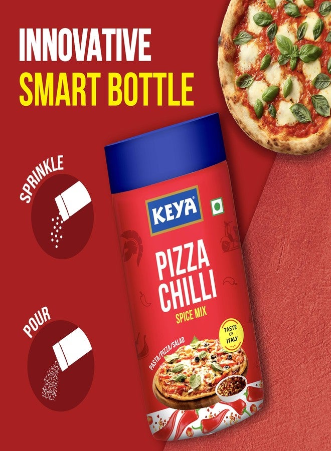 Keya Pizza Chilli Flakes | Seasonings |Multipurpose Seasoning| Zero added Colours, Fillers, Additives & Preservatives | 100% Natural | Perfect for Pizza, Pasta, Chilli Potato, Sweet Corn, Makhana| 60g - Image 3