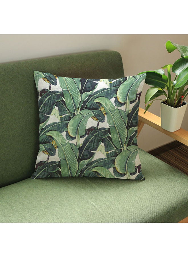 نيبمينينت غطاء وسادة ديكور بطبعة نباتات استوائية جميلة متعدد الألوان - Image 1