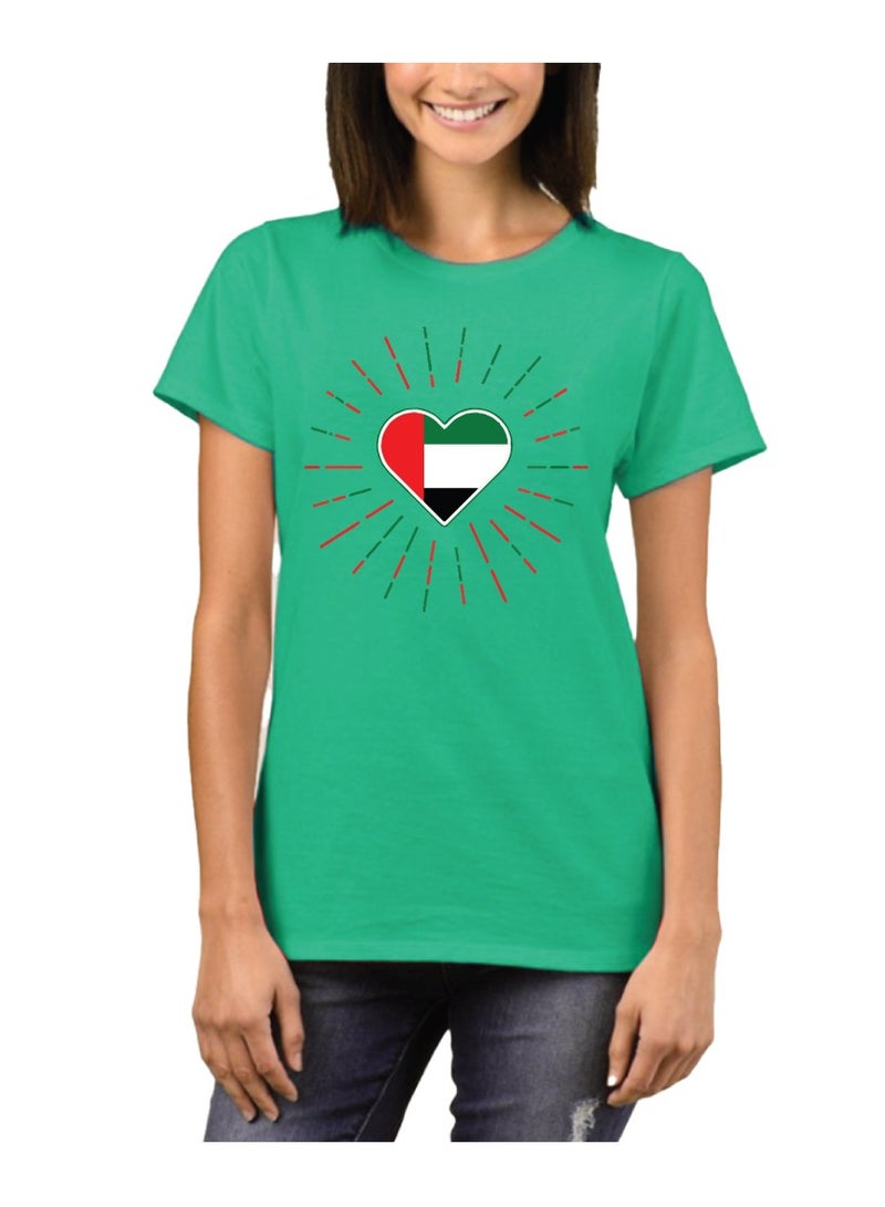 UAE Adult Women T-Shirt  Gift for Friends and Family - Image 1