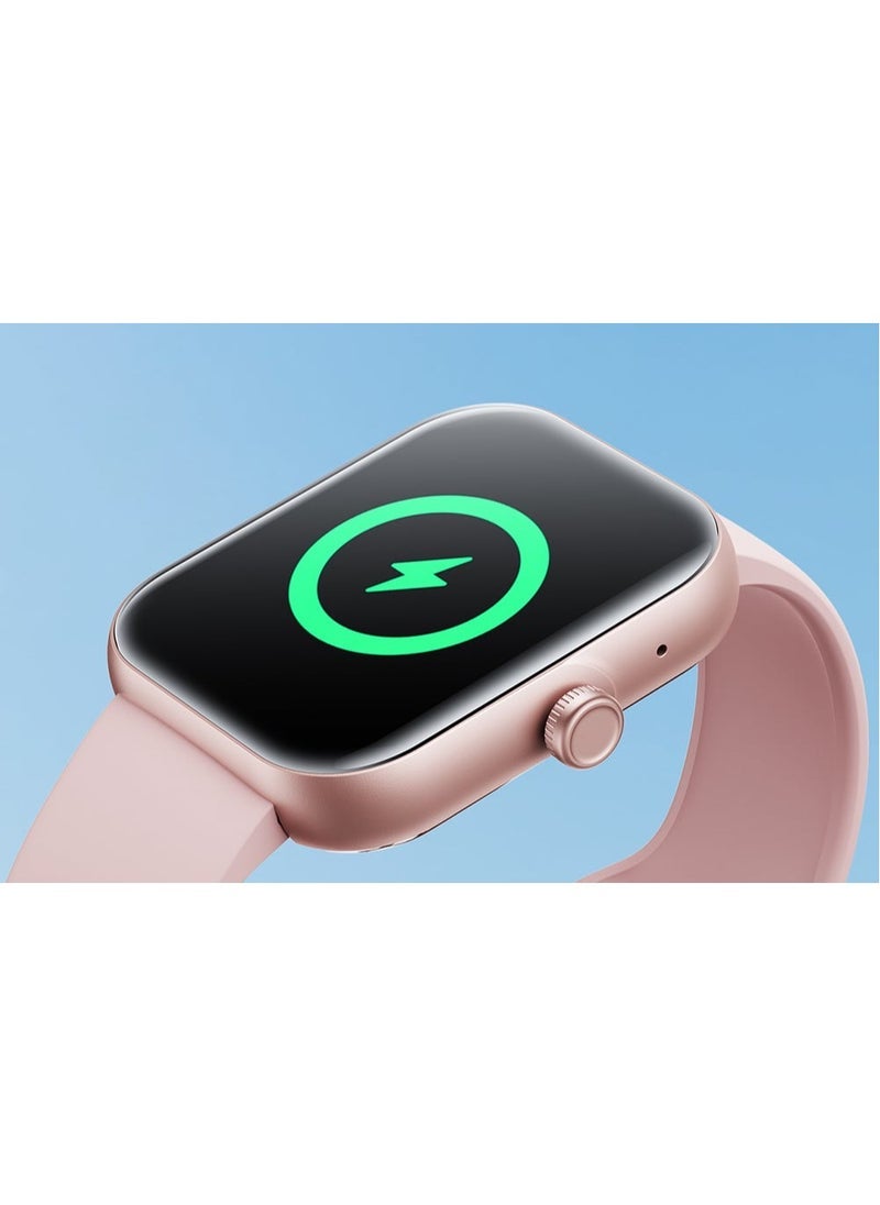 ELTRAZONE JR-FT5 Plus Smart Watch – Answer and Make Calls, Bluetooth Connectivity, Fitness Tracker, Heart Rate Monitor, Waterproof, Touchscreen, Compatible with Android & iOS – Stylish, Sleek Design for Daily Use - Image 4