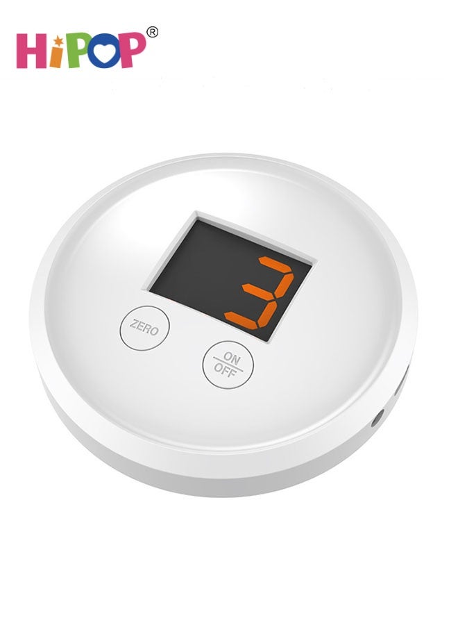 Smart Counter with LED Display & Infrared Sensor, Portable Muslim Prayer Smart Rakaat Counter, Prayer Counter, AAA Battery Prayer Timing Reminder Carpet accessories (White)