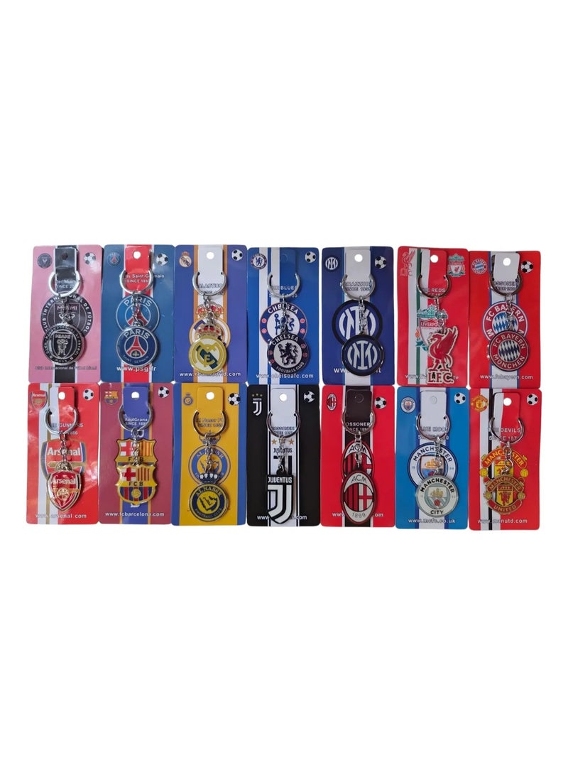 PSG RTS European Football Team Keychain Fans Rubber Club Keyring Europe Wholesale Soft PVC Football Soccer Key Chain - Image 4