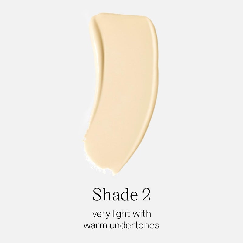 Saie Glowy Super Skin Tint Liquid Foundation - Weightless + Dewy Foundation with Lightweight Medium Coverage - Hydrating Face Makeup + Skin Care Serum Hybrid with Hyaluronic Acid - Shade 2 (1.01 oz) - Image 2