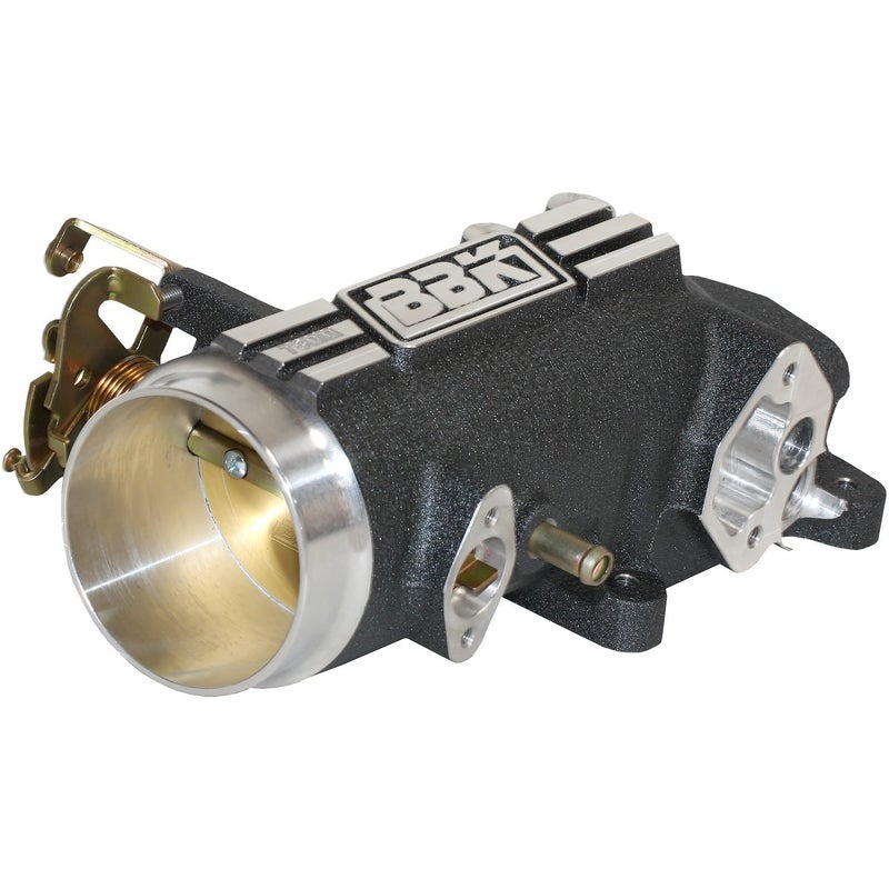 BBK Performance BBK 1780 78mm Throttle Intake High Flow Power Plus Series for Ford Mustang GT 46L 2V Charcoal Finish