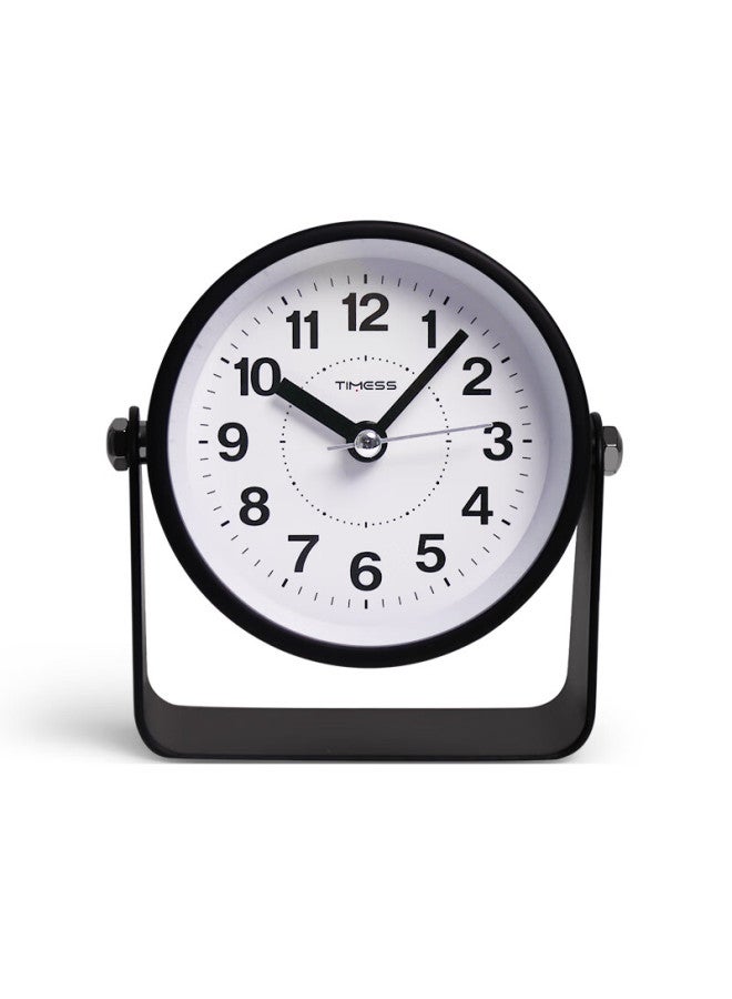 Timess Alarm Clock, Creative Design For Students And Children, Loud Ringing Wake-up Device, Model, Sleep-in Prevention, Luminous, Rotatable Quartz Small Alarm Clock