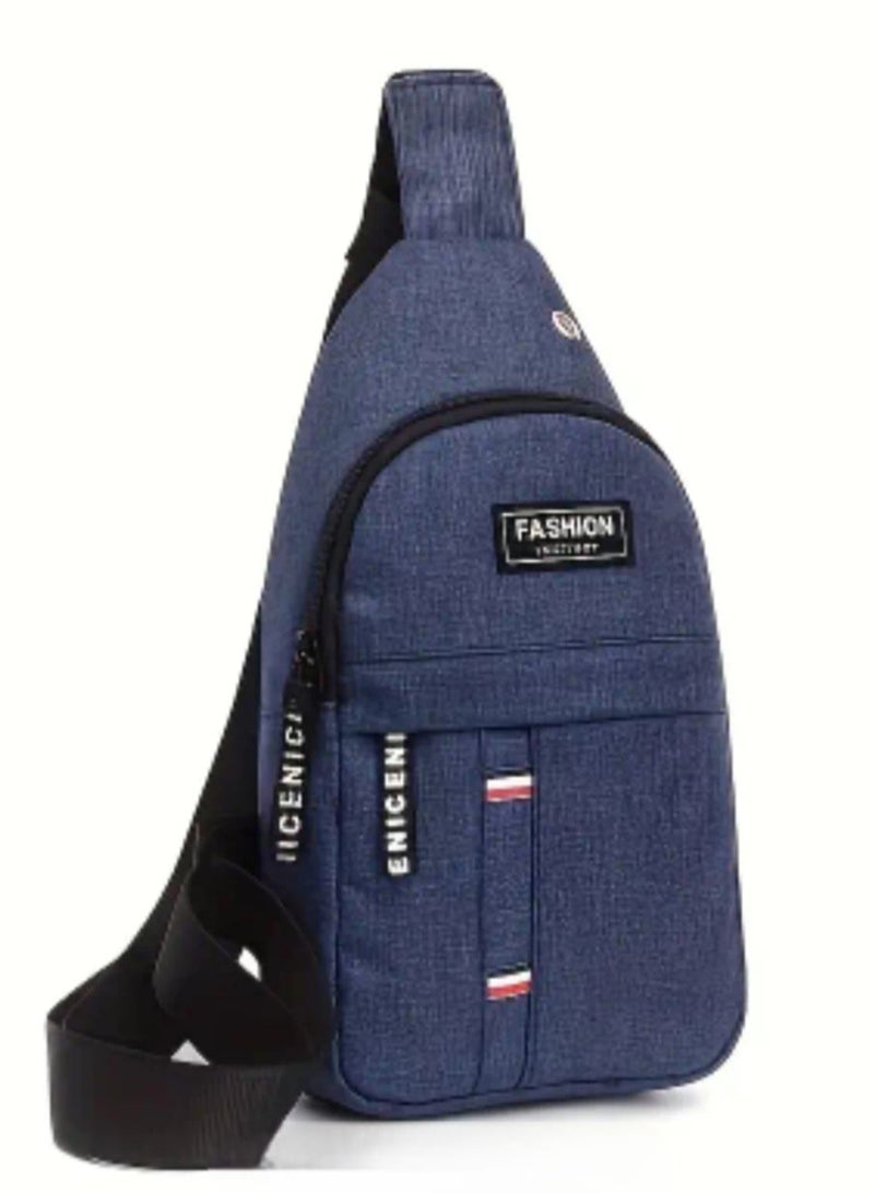 FASHION Small Sling Bag Crossbody Chest Shoulder Water Resistant Purse One Strap Travel Bag for Men Women With Earphone Hole - Image 4