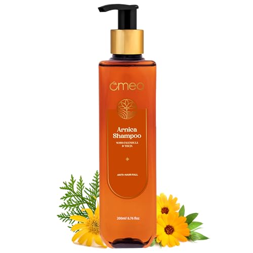 Omeo Arnica Anti-Hair Fall Shampoo - 200ml with Natural Extracts Calendula & Thuja | Controls Hair Fall, Promotes Hair Growth, Strengthens and Nourishes Hairs- For Women & Men - Image 1