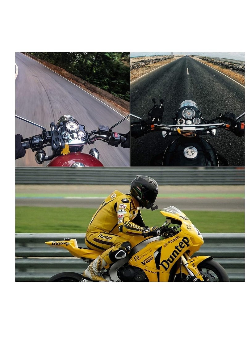 SYOSI Motorcycle Helmet Chin Strap Mount for GoPro Hero 9 8 7 6 5 Black Session 4, Hero 3 DJI Osmo Action Insta 360 ONER AKASO Campark YI and More Orange - Image 5