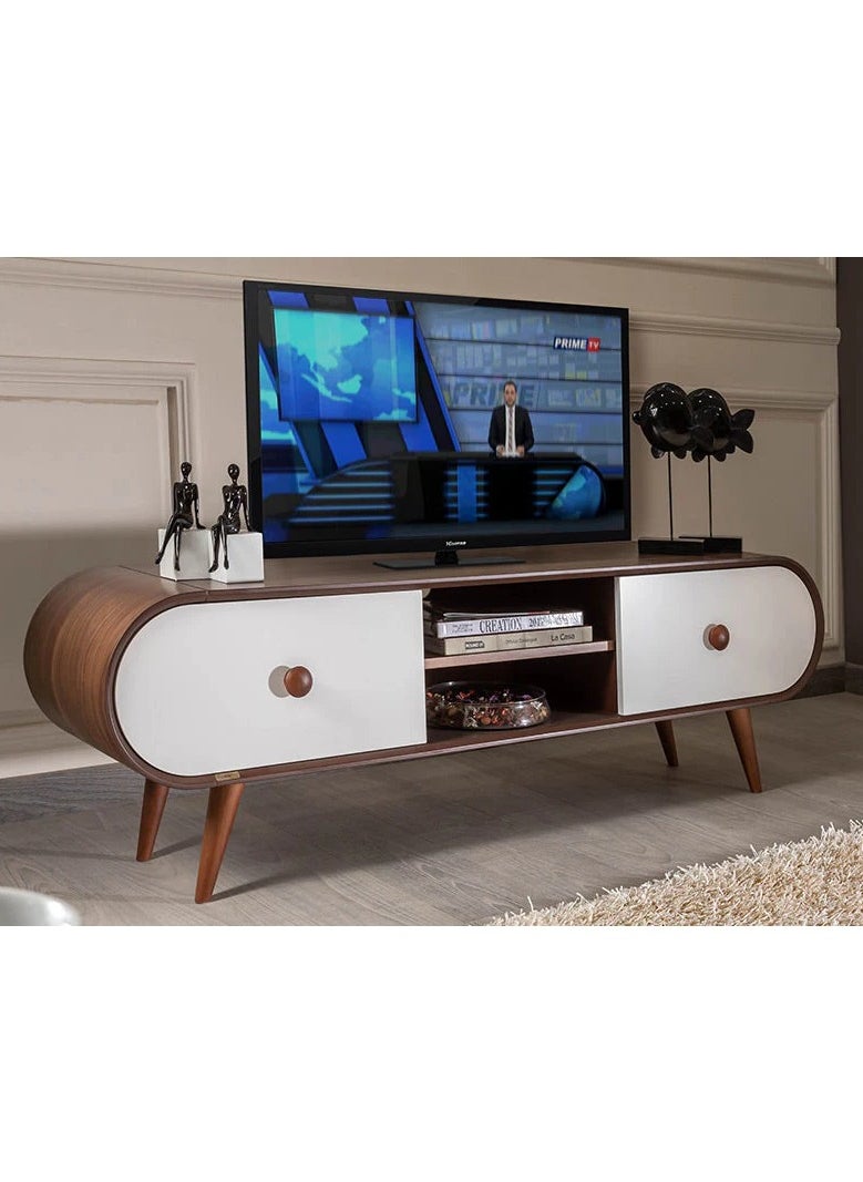 Elegant Brown and White TV Unit with Storage - pzsku/Z2DD5C355DD312E7C333CZ/45/_/1736841339/41db4452-70d4-4d7e-bc0a-5bc2681e9e8f