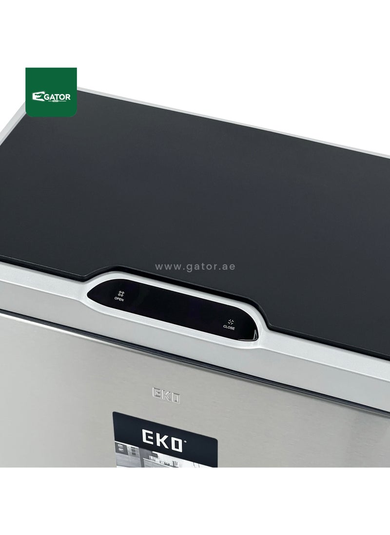 EKO - EKO Stainless Steel Sensor Type Bin 80L - Image 1