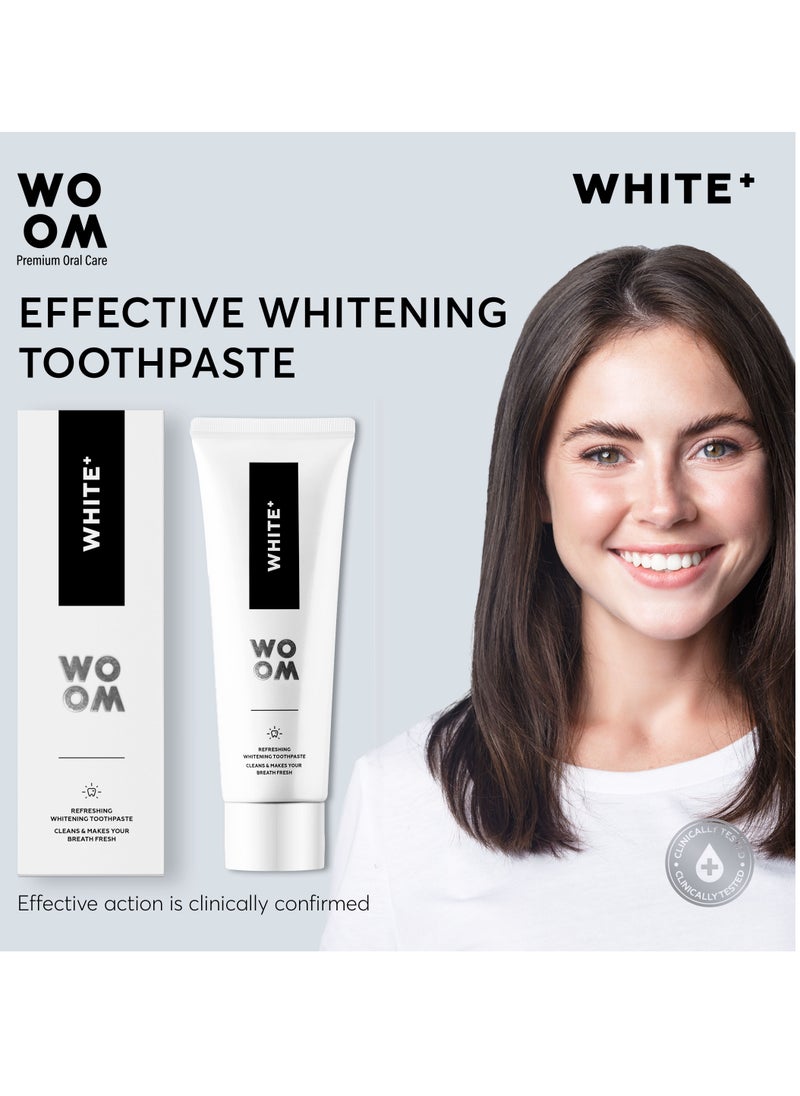 Woom - Whitening Toothpaste WOOM White, Effective Care for your teeth 75 ml - Image 1