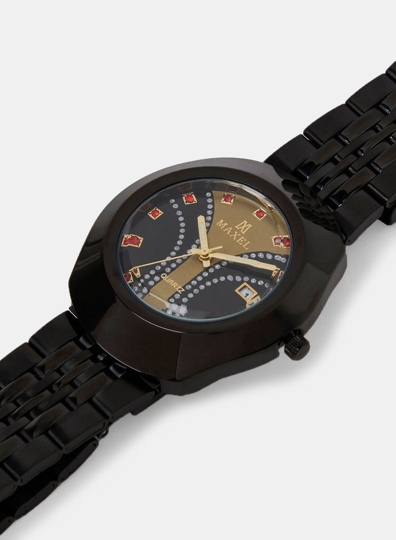 Maxel Men's Diastar Heritage Premium Analog Wrist Watch MX588 - 38mm - Image 3