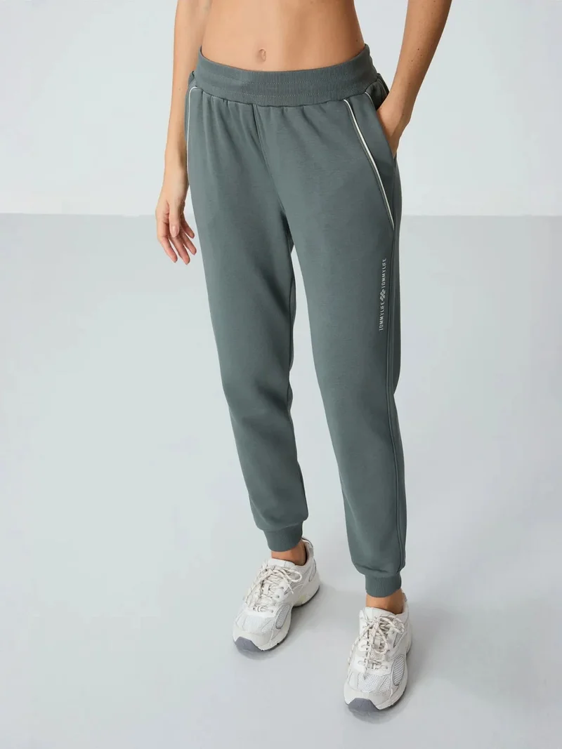 تومي لايف TOMMY Women's Cotton-blend Jogger Sweatpants