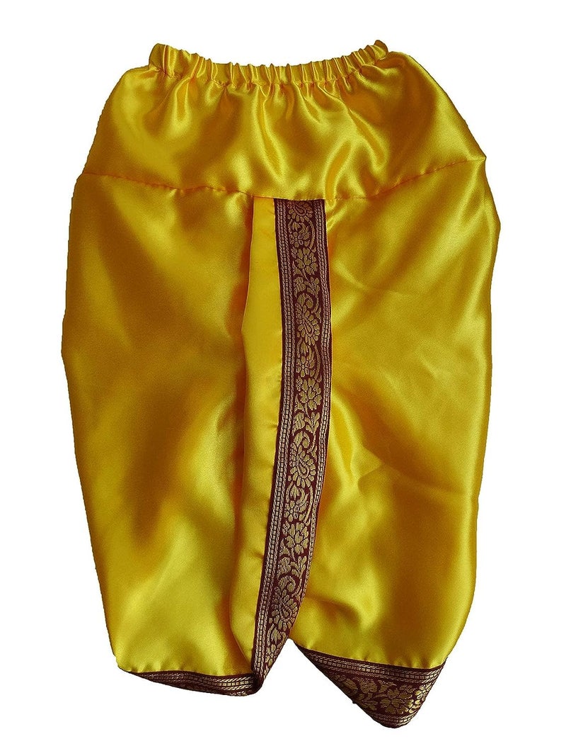 Pakhi Feather Little Krishna Classical Theme Set (5-6 Years, Yellow And Red) - Image 2